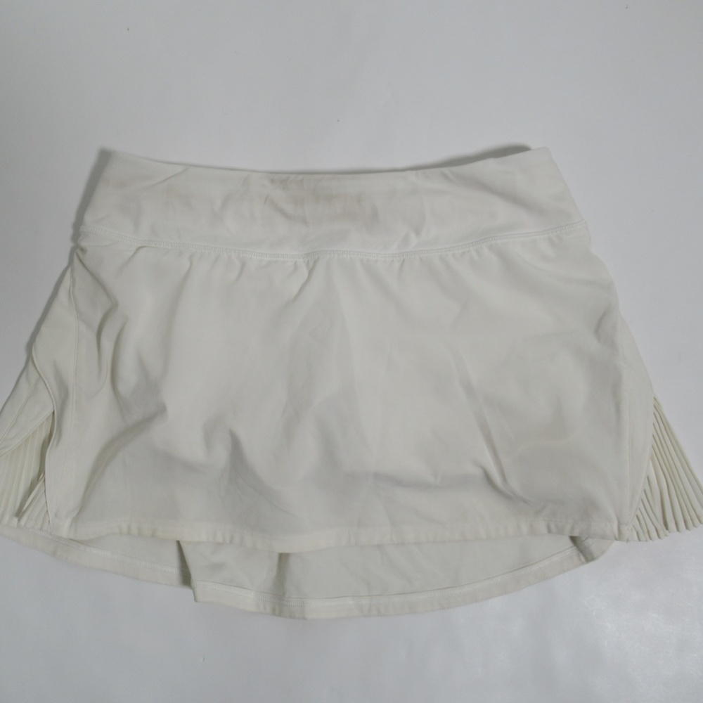 Lululemon Women's Play Off The Pleats Skirt *13" White Size 6